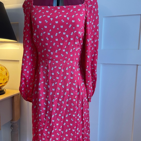 Sanctuary Red Long Sleeve Sundress Size 14​ - Picture 3 of 11